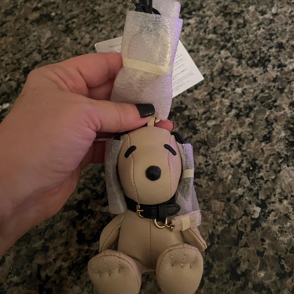 Coach Peanuts Snoopy Keychain. Sold out, Limited Edition.